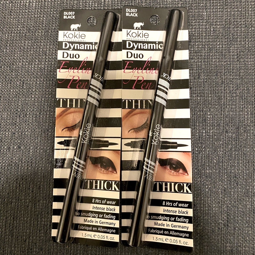 Kokie Black Eyeliner pen, Thick/Thin (Both)